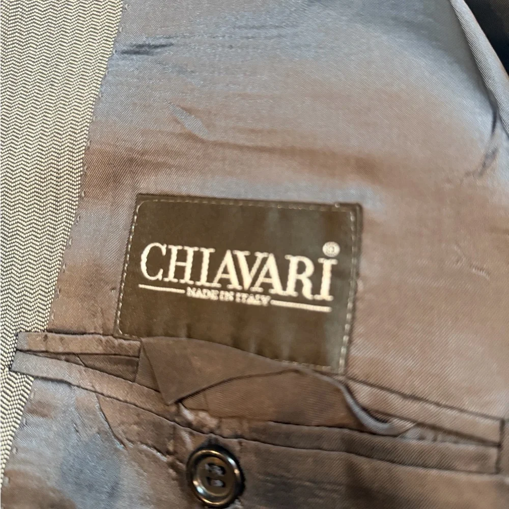 Chiavari Made in Italy Gray Wool Blazer | Reda Super 100’s | 40R 42R